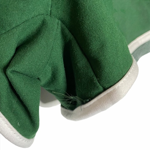 Always Green White Stripe High Waist Rise Athletic Running Shorts Medium M - Picture 6 of 8